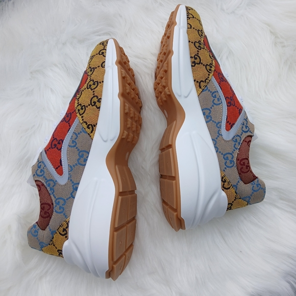 Gucci Mens GG Rython Multicolor Sneaker - Picture 8 of 14